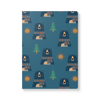 Tranquil Bear in the Woods | Softcover Premium Journal Notebook