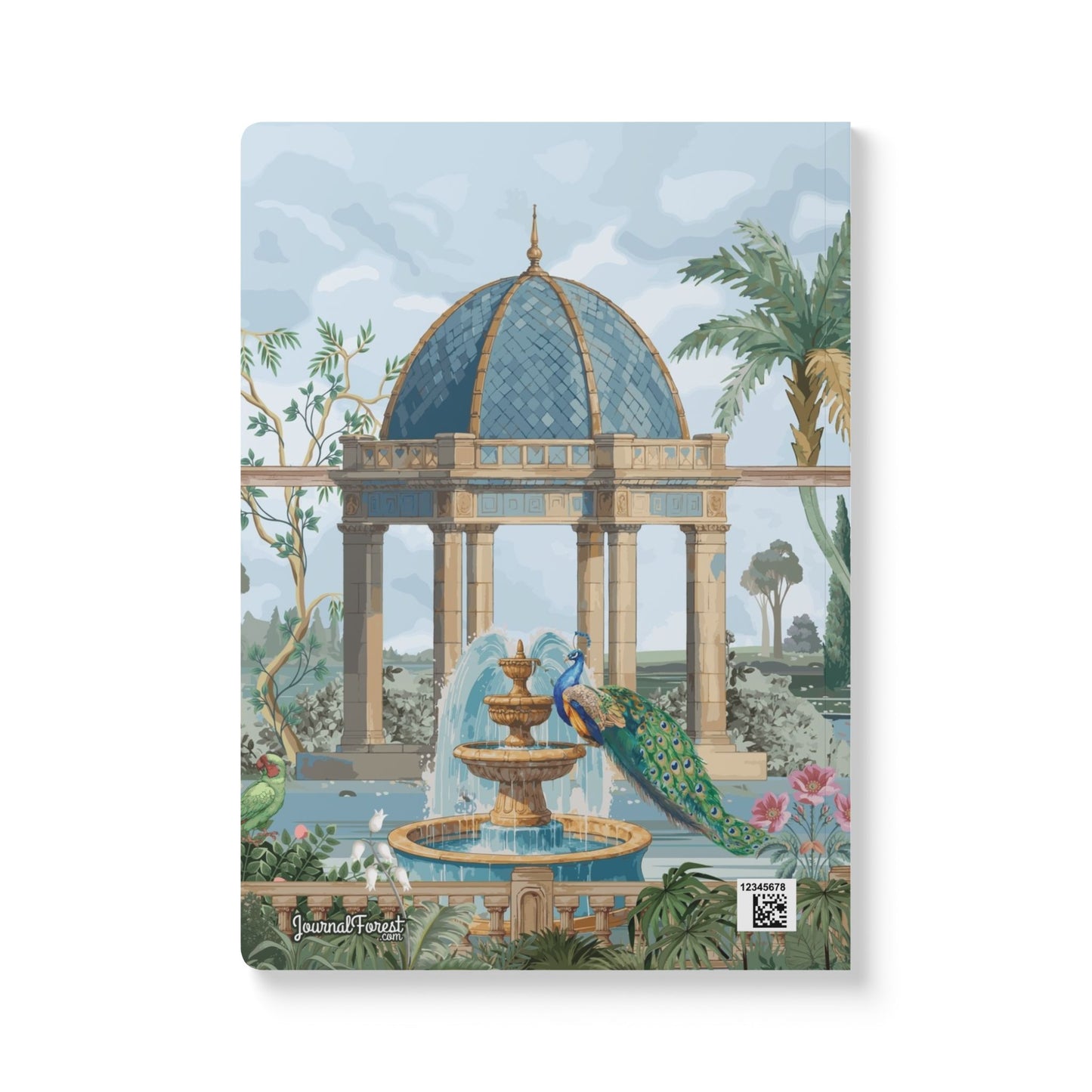 Peacock Pavilion | Softcover Premium Journal Notebook