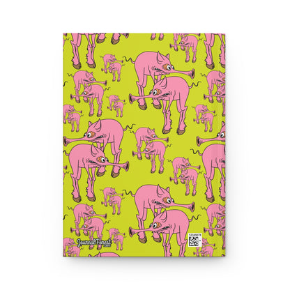 Quirky Pig Parade | Hardcover Journal - Durable Quality Notebook