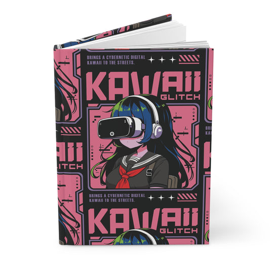 Anime Dreams: Kawaii Glitch | Premium | Hardcover Journal Matte