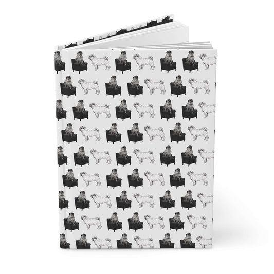 Pug Parade | Hardcover Journal - Durable Quality Notebook