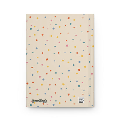 Colorful Polka Dot Party  | Premium | Hardcover Journal Matte