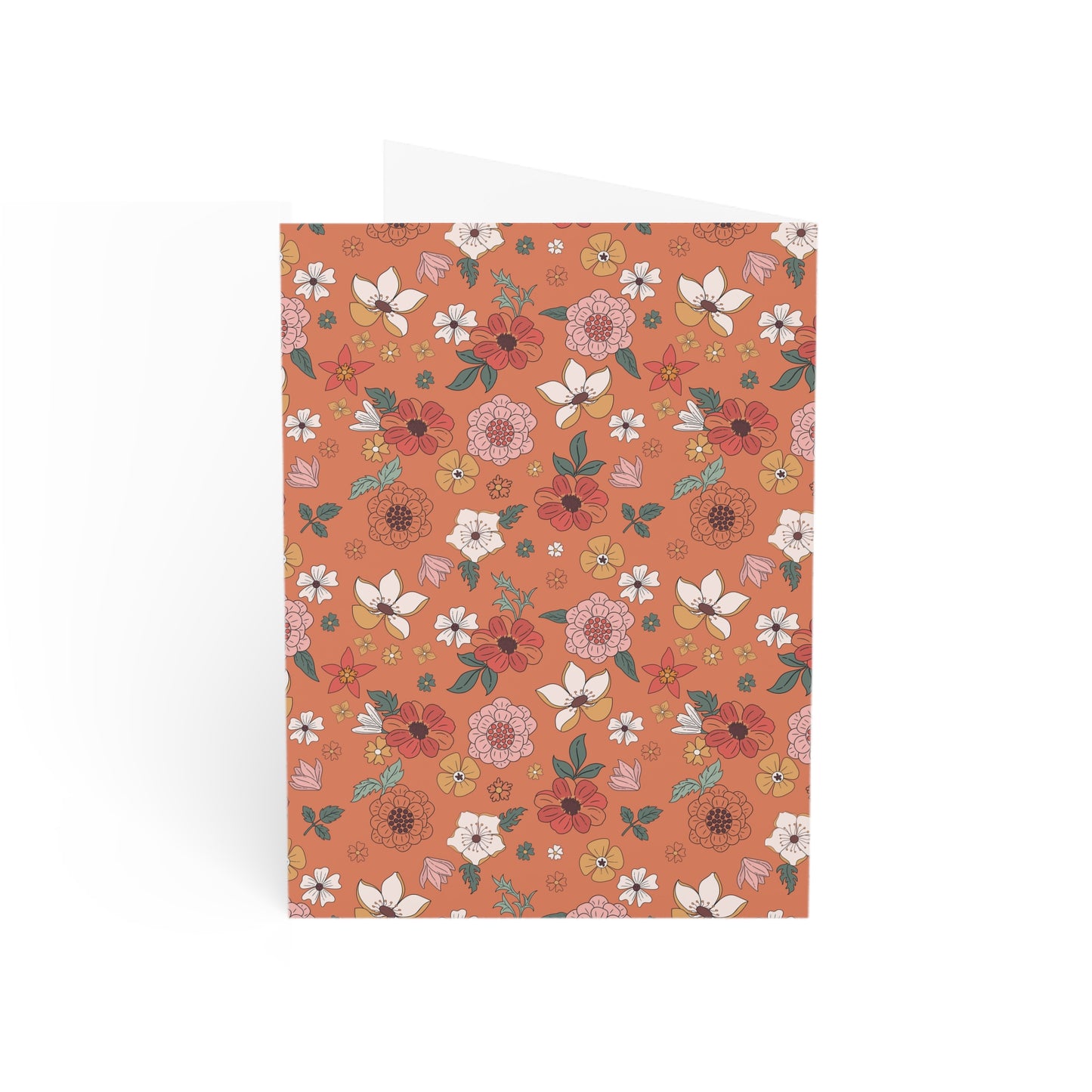 Floral Greeting Cards Set - 10pc