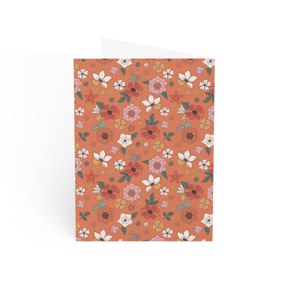 Floral Greeting Cards Set - 10pc