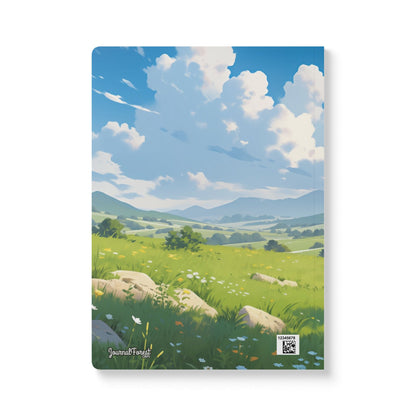 Anime Dreams: Serenity in the Clouds | Softcover Premium Journal Notebook