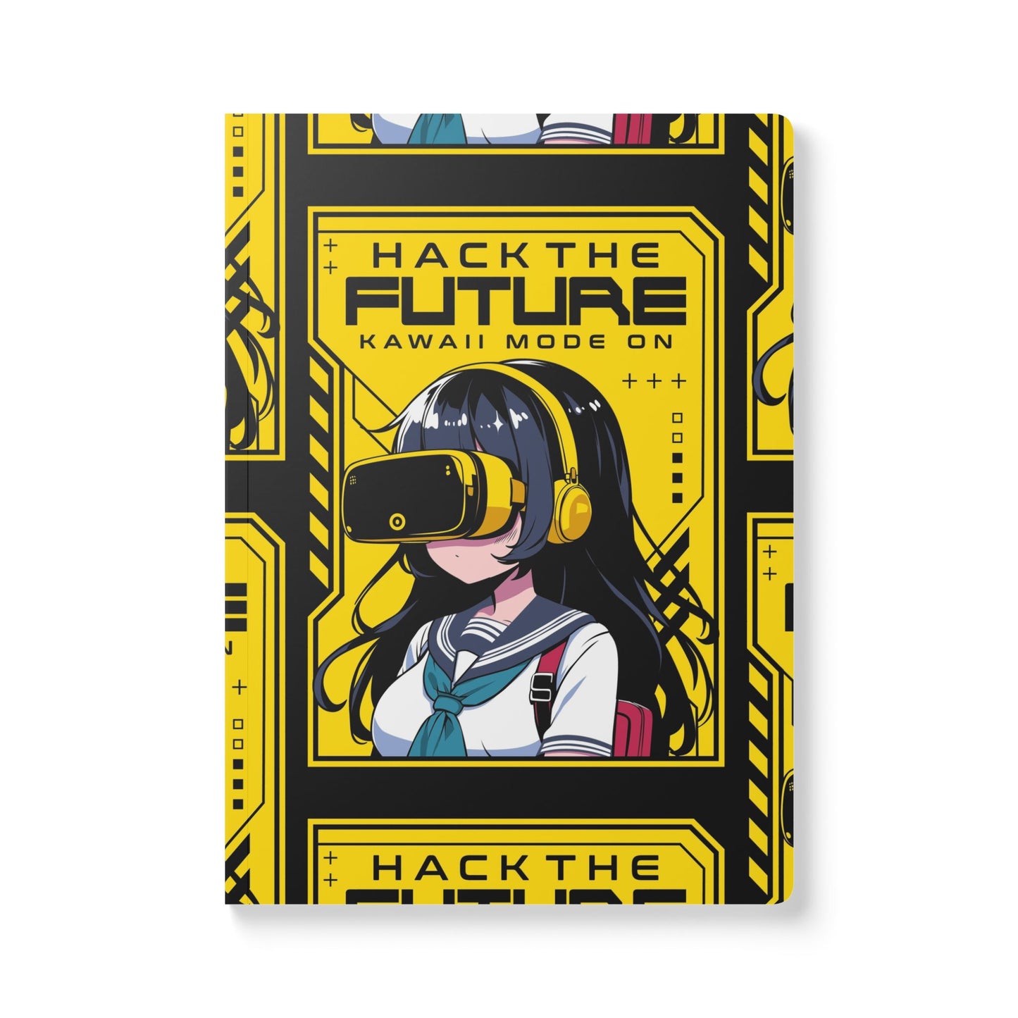 Anime Dreams: Kawaii Hacker Girl | Softcover Premium Journal Notebook