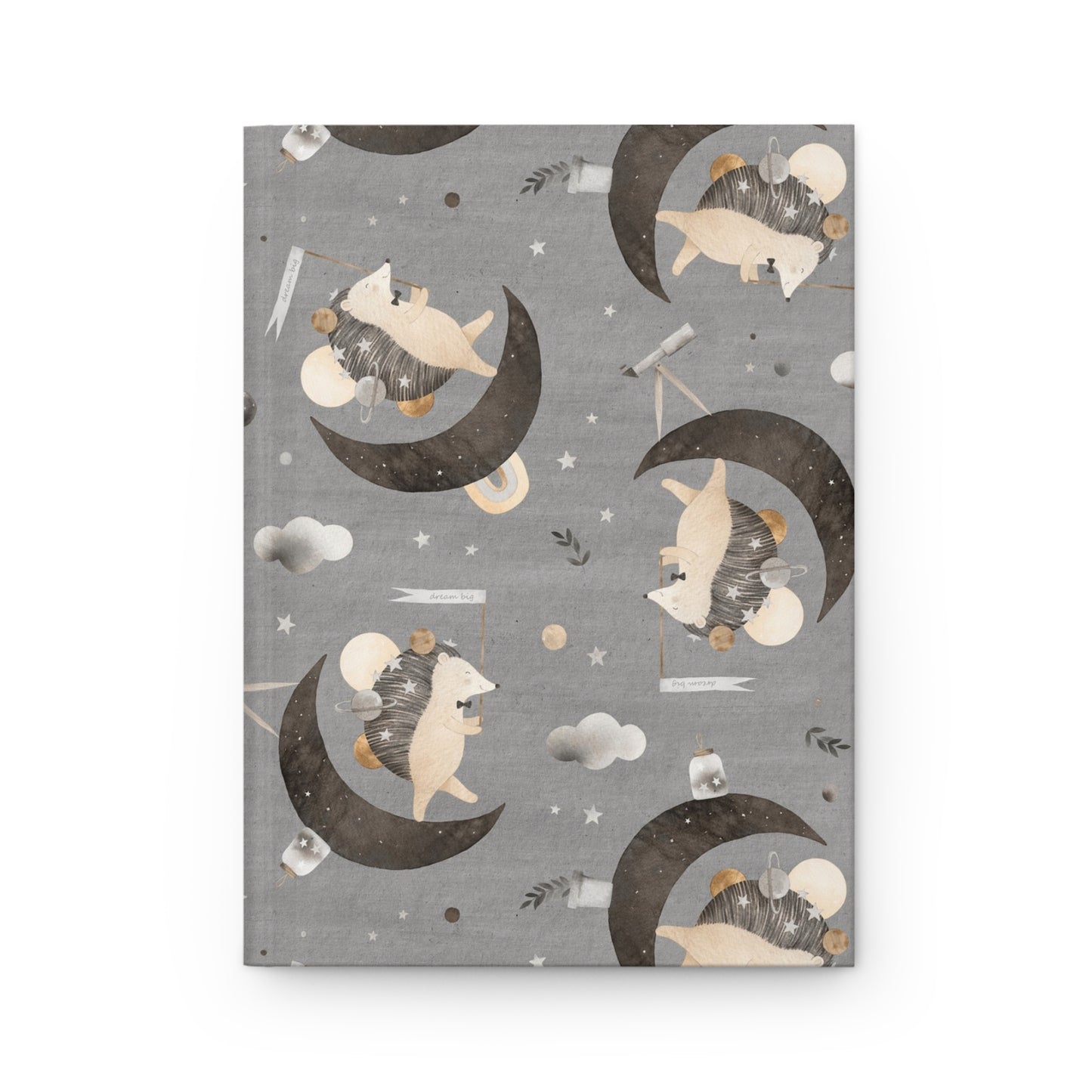 Moonwalker Hedgehog: Cosmic Journey   | Premium | Hardcover Journal Matte