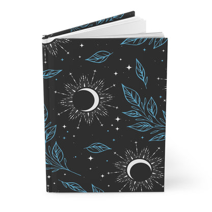 Lunar Leaves and Celestial Dreams Astrology   | Premium | Hardcover Journal Matte