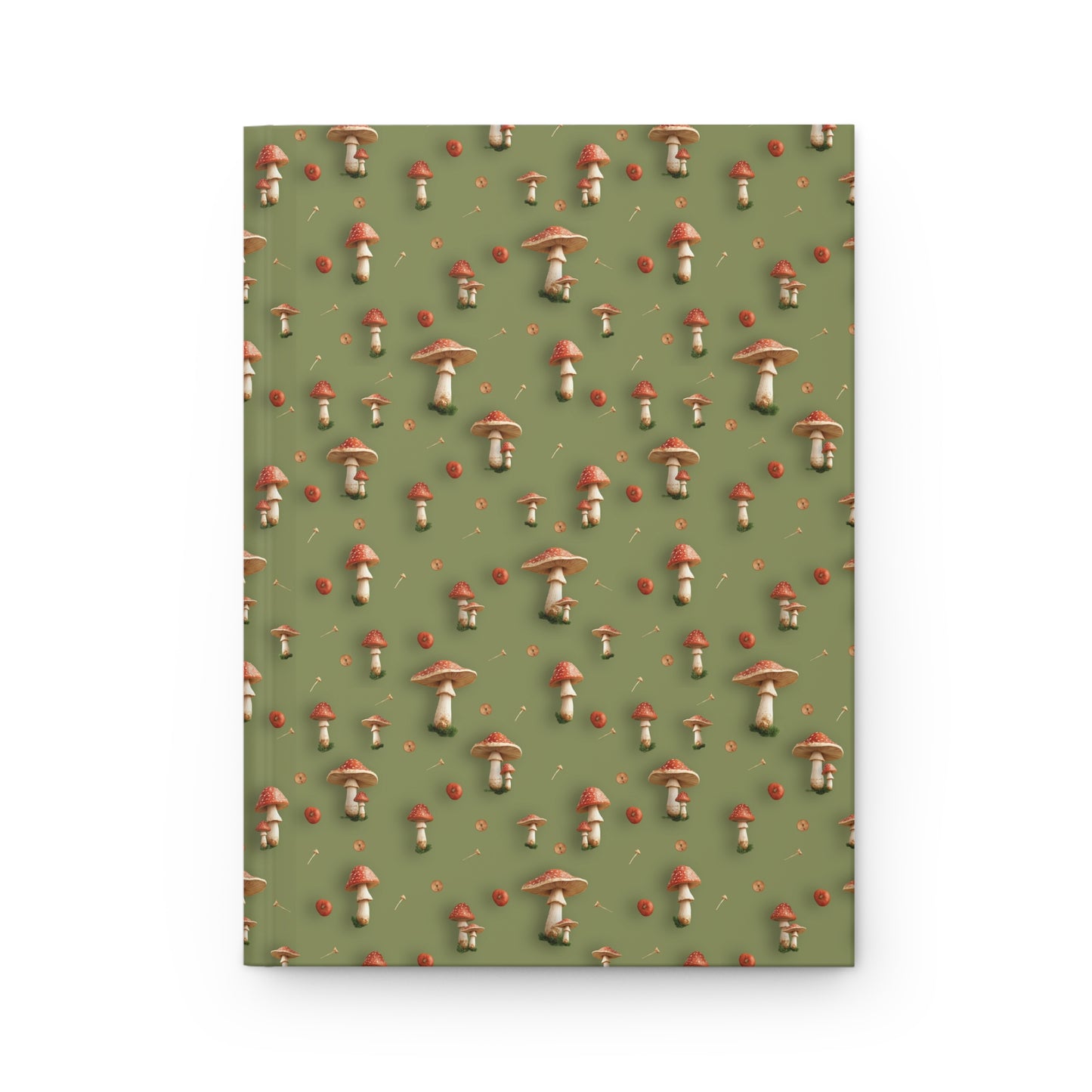 Mushroom & Tomato Garden | Premium | Hardcover Journal Matte