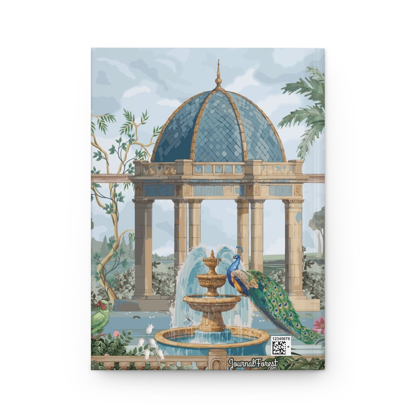 Peacock Pavilion | Premium | Hardcover Journal Matte