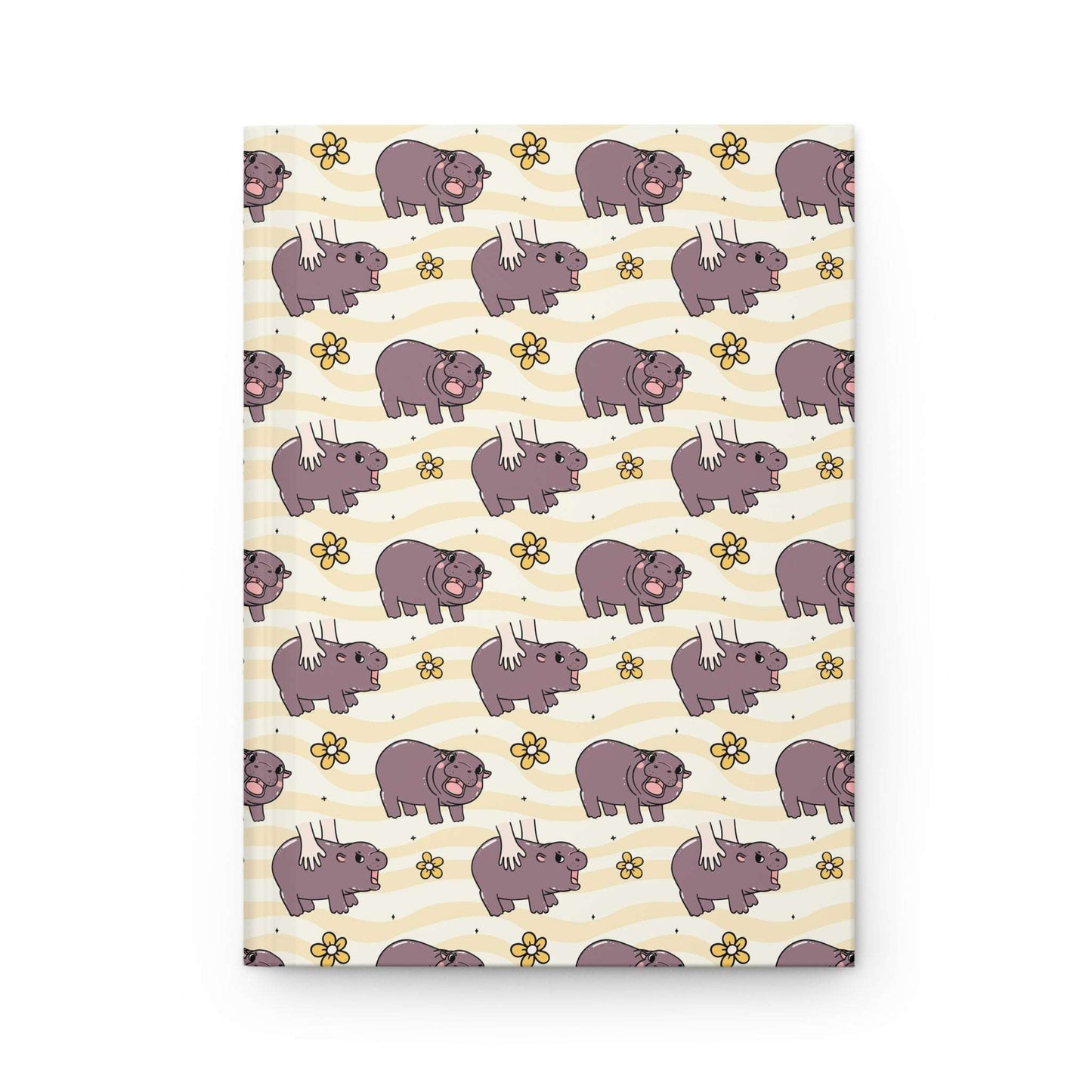 Mu Deng, the baby hippo  | Hardcover Journal - Durable Quality Notebook