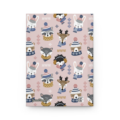 Winter Woodland Friends  | Hardcover Journal - Durable Quality Notebook