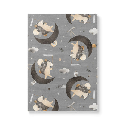 Moonwalker Hedgehog: Cosmic Journey Notebook | Softcover Premium Journal Notebook