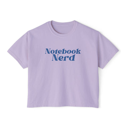 Notebook Nerd Oversized T-Shirt – Cute Journaling & Writing Apparel