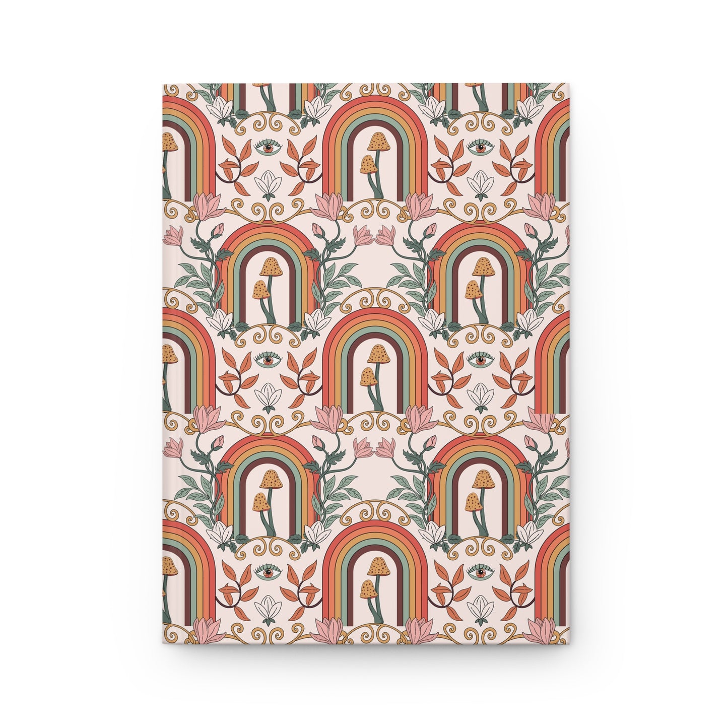 Boho Chic Enchanted Rainbow Visions  | Premium | Hardcover Journal Matte