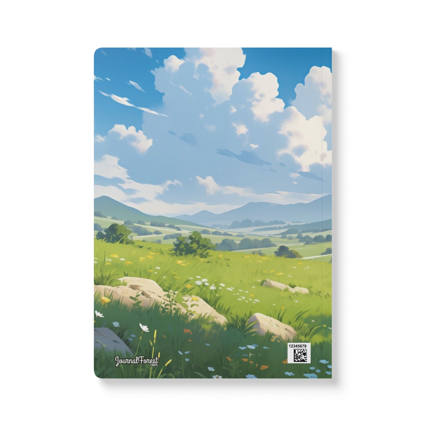 Anime Dreams: Serenity in the Clouds | Softcover Premium Journal Notebook