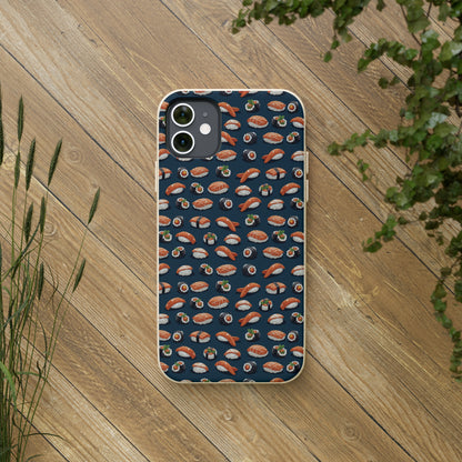 Sushi Night Pattern | Premium | Biodegradable Cases