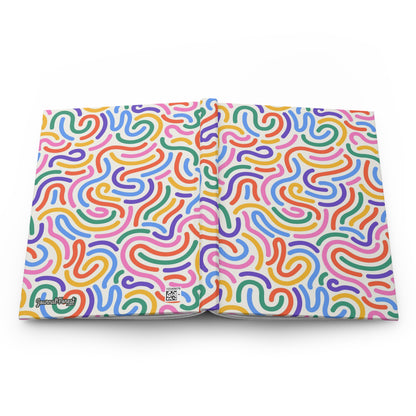 Rainbow Sprinkles or Noodles?  | Hardcover Journal - Durable Quality Notebook