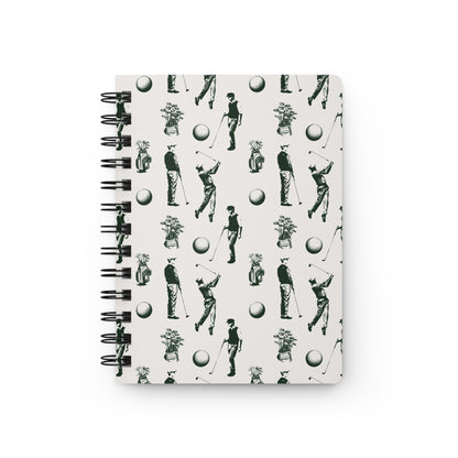 Timeless Greens and Swings | Spiral Bound Journal | Made In The USA