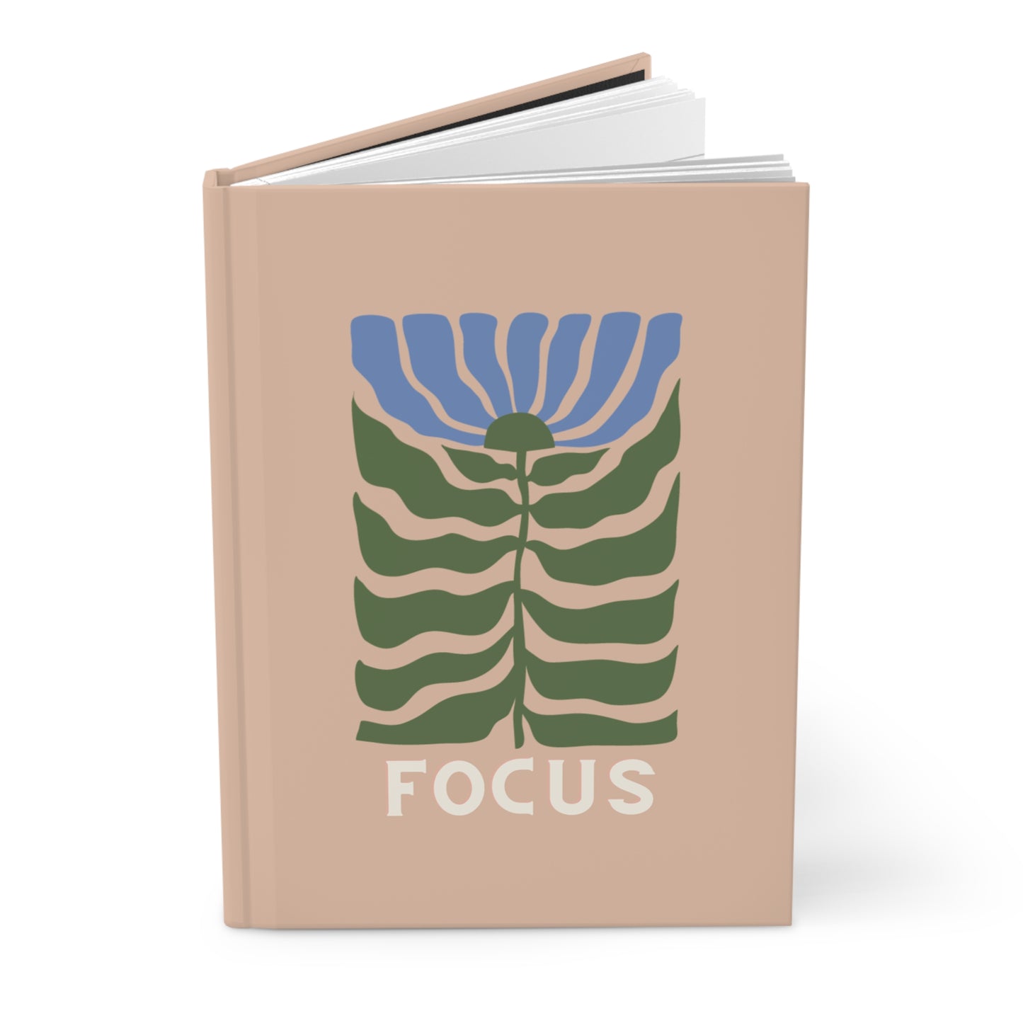 Focus Collection - Winter Flower | Premium | Hardcover Journal Matte