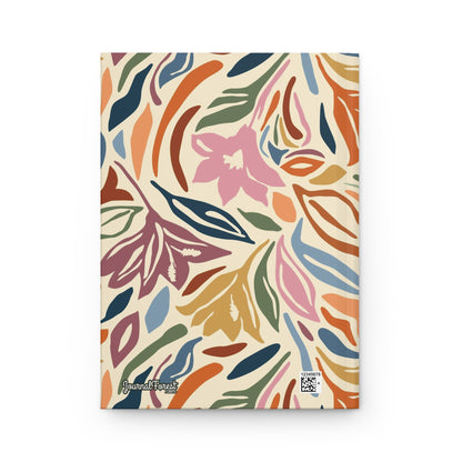 Spring Flower Garden Of Colors  | Premium | Hardcover Journal Matte