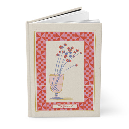 Vintage Charm: Blossoms and Borders | Premium | Hardcover Journal Matte