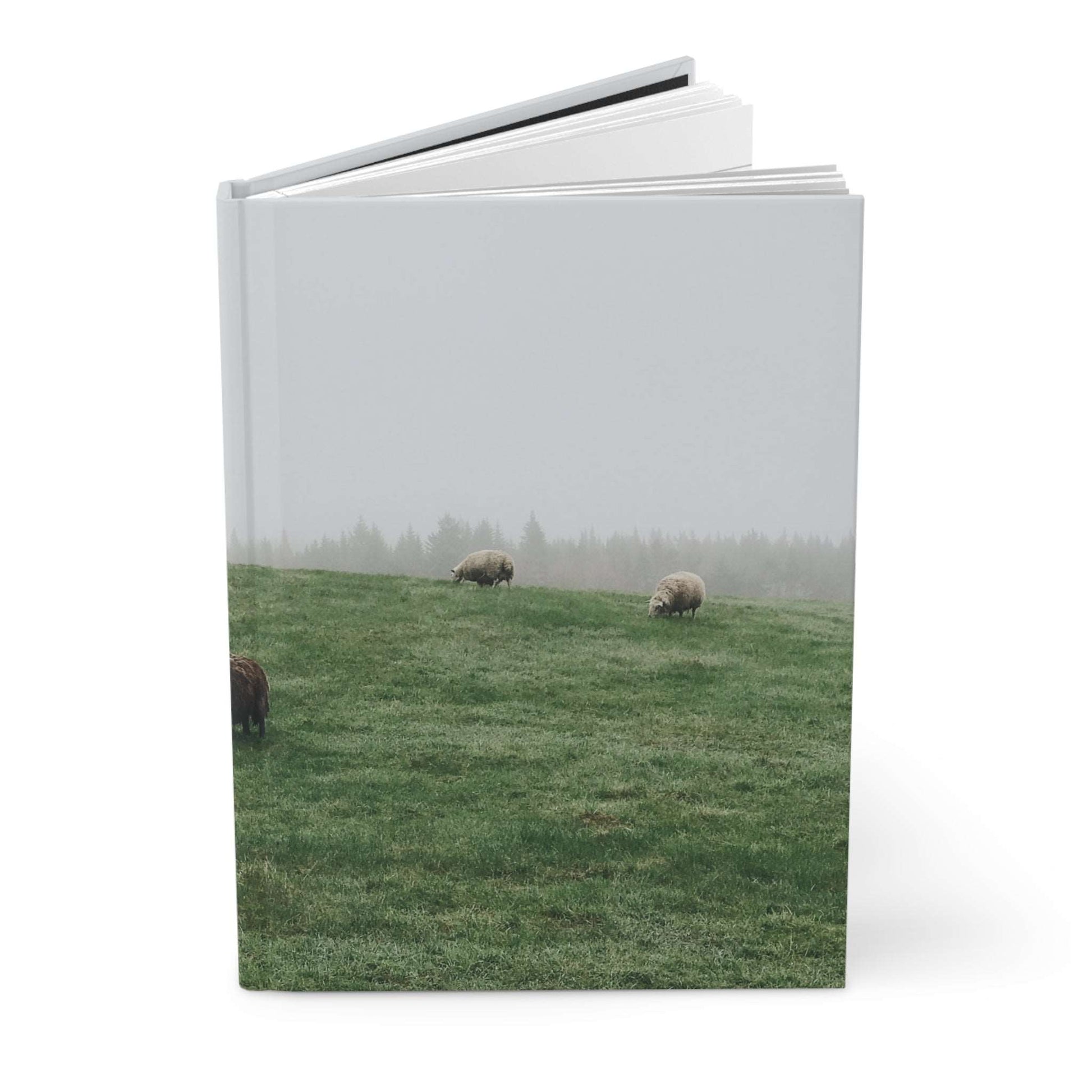 Misty Morning Grazing | Hardcover Journal - Durable Quality Notebook