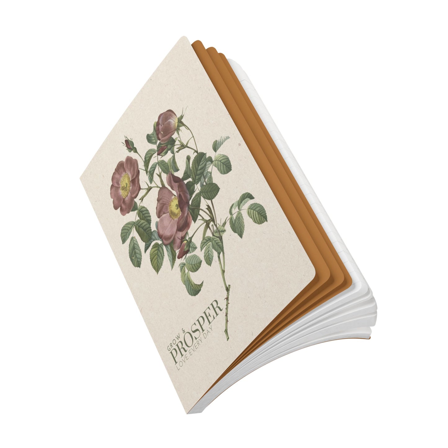 Grow & Prosper Vintage Floral | Softcover Premium Journal Notebook