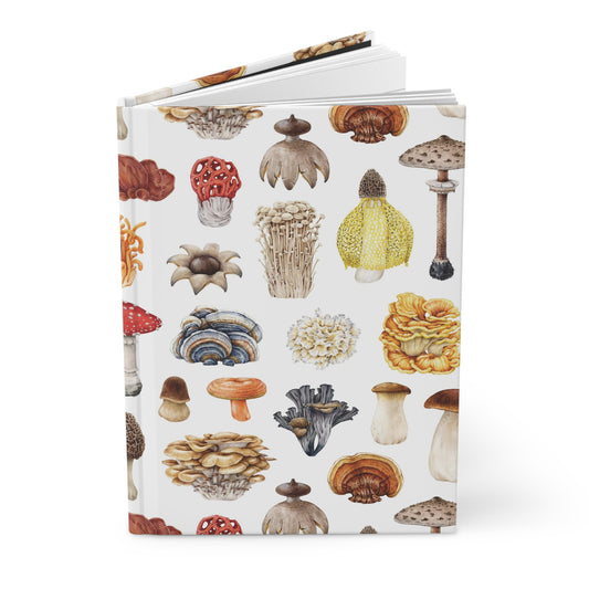 Enchanted Forest of Mushrooms | Premium | Hardcover Journal Matte