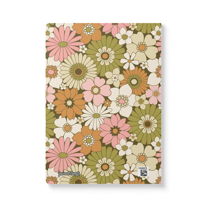 Retro Bloom Revival | Softcover Premium Journal Notebook