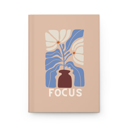 Focus Collection - Flower In Vase | Premium | Hardcover Journal Matte