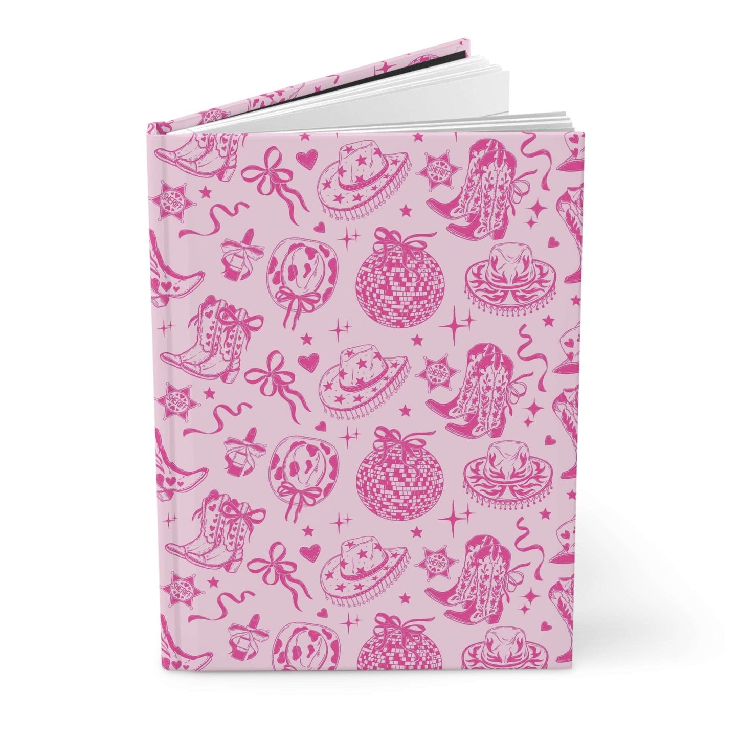 Pink Cowgirl Chic | Hardcover Journal - Durable Quality Notebook