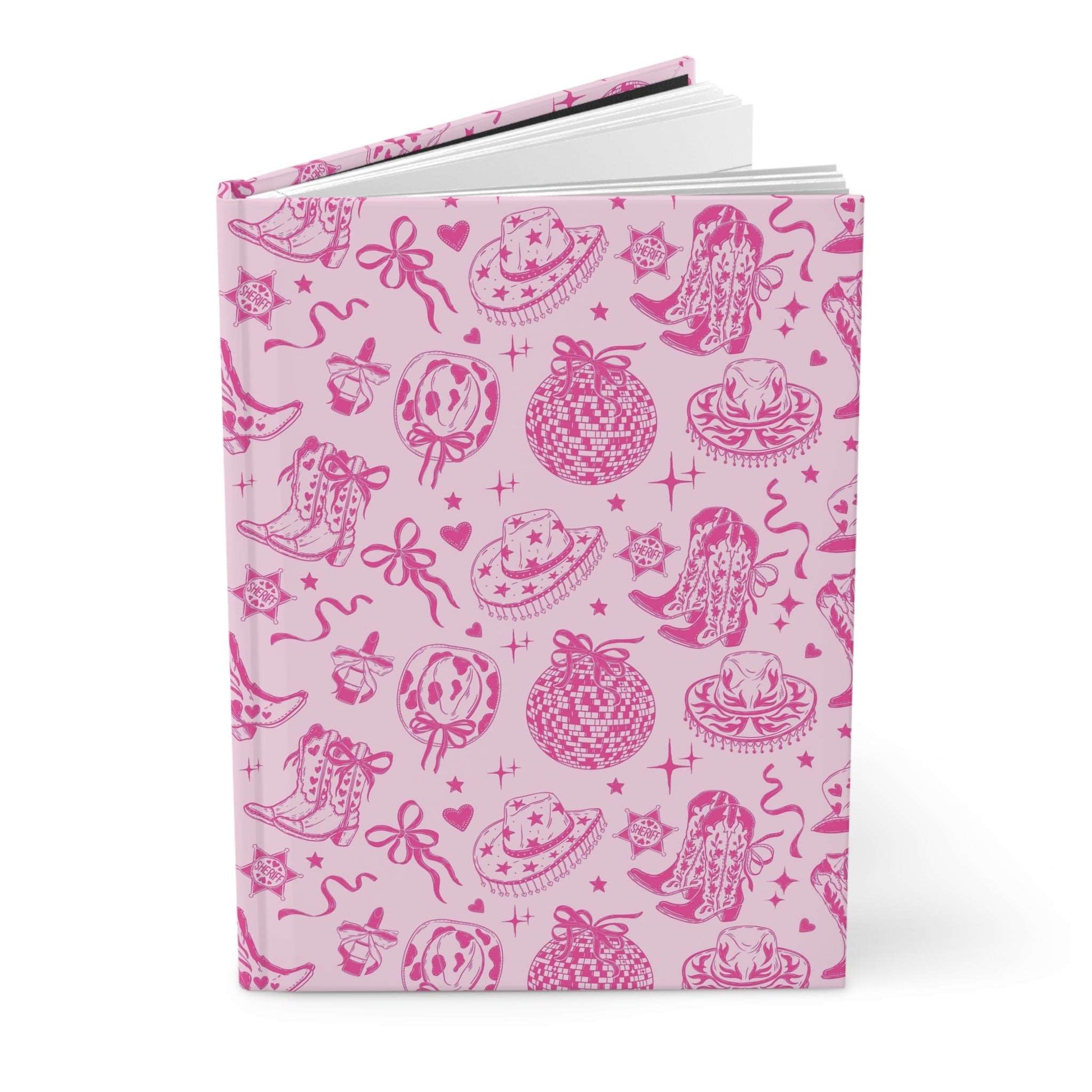 Pink Cowgirl Chic | Hardcover Journal - Durable Quality Notebook