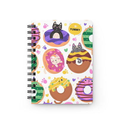 Donuts, Cats & Giggles | Spiral Bound Journal | Made In The USA