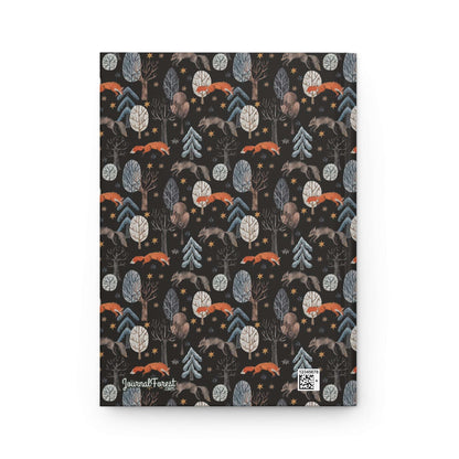 Midnight Winter Fox  | Hardcover Journal - Durable Quality Notebook