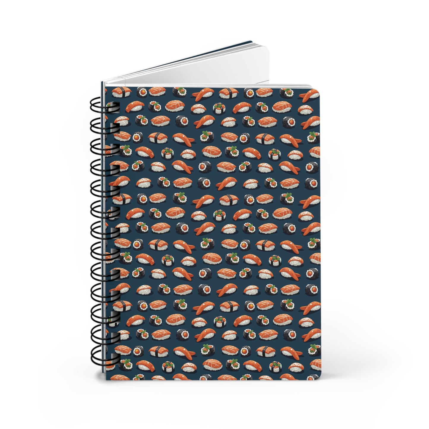 Sushi Nights Pattern | Spiral Bound Journal | Made In The USA