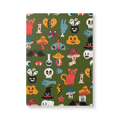 [ADULT] Mystical Mushrooms & Magic Hands | Softcover Premium Journal Notebook