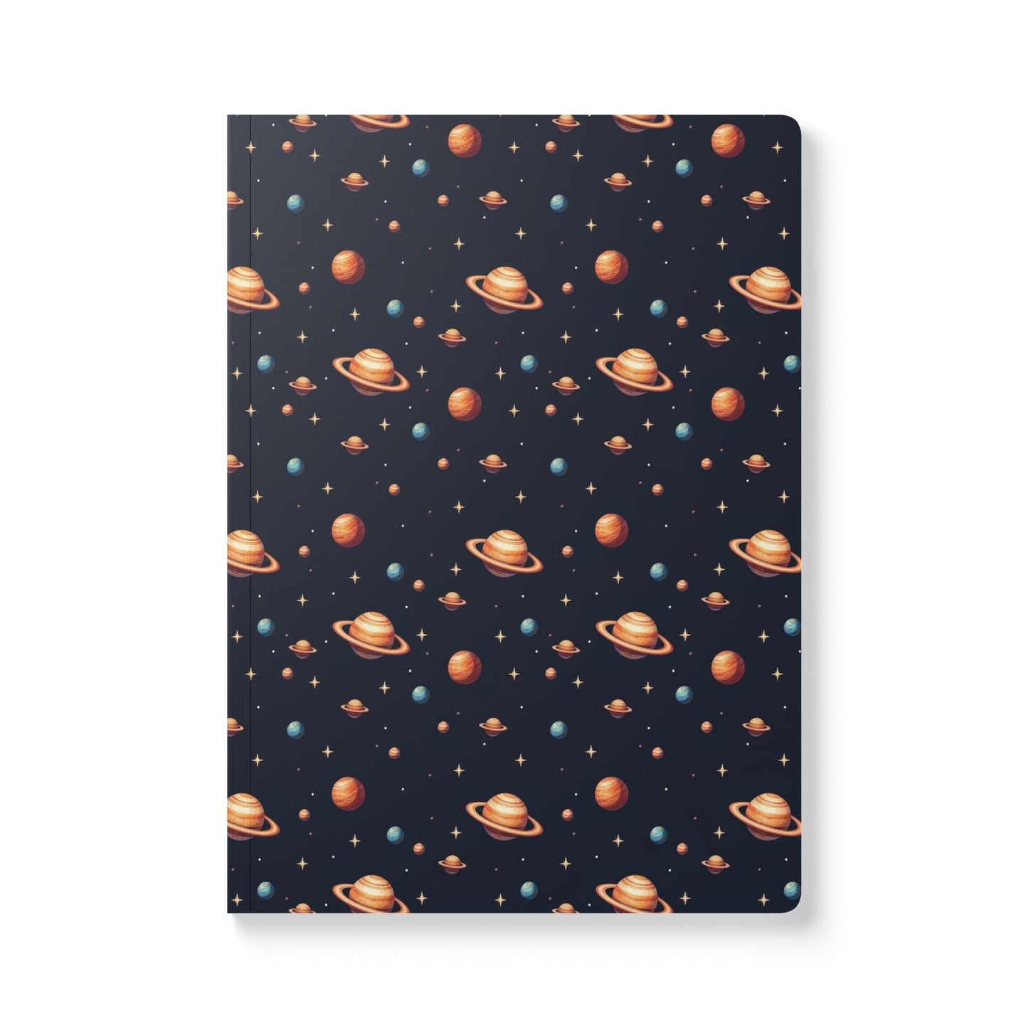 Cosmic Journeys Pattern | Softcover Premium Journal Notebook