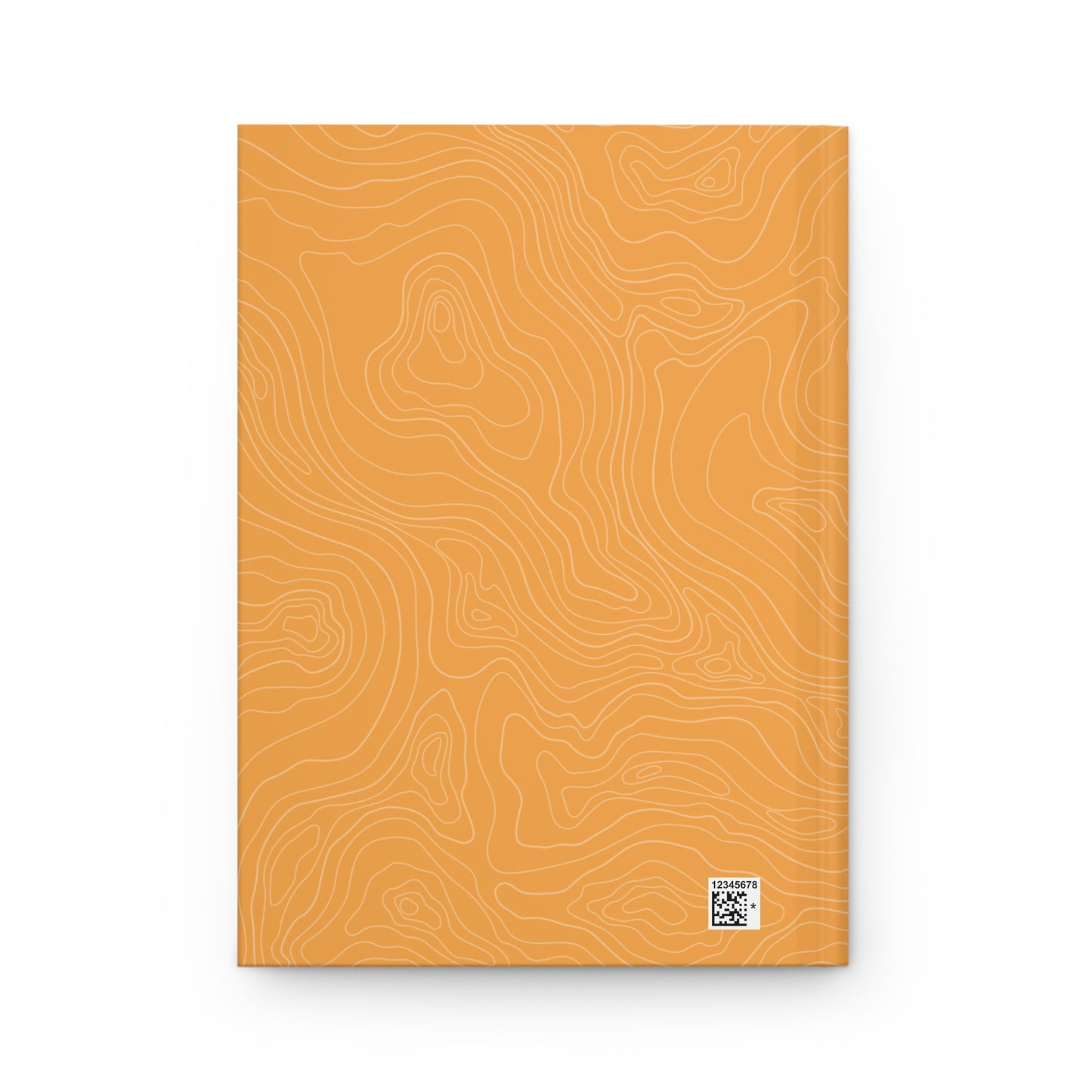 A Journal for My Adventures - Mountain Peaks Yellow - Live Fully | Premium | Hardcover Journal Matte