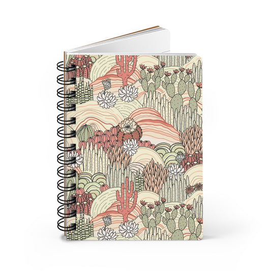 Tucson Cactus Desert  | Spiral Bound Journal | Made In The USA