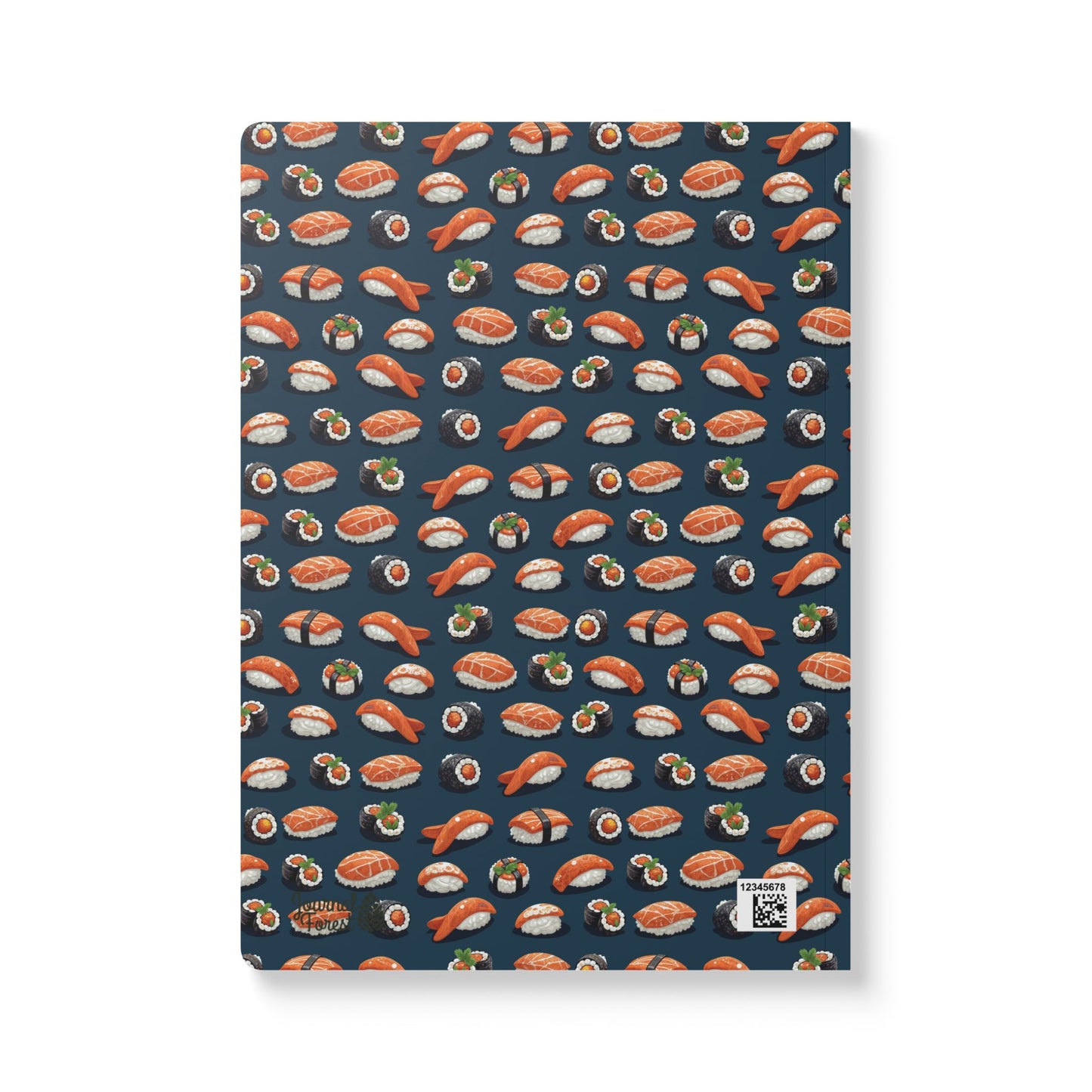 Sushi Nights Pattern | Softcover Premium Journal Notebook