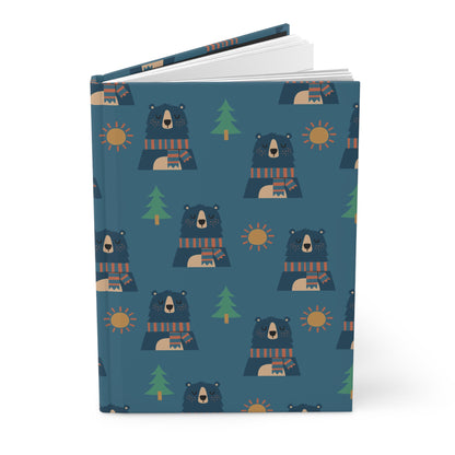 Tranquil Bear in the Woods   | Premium | Hardcover Journal Matte