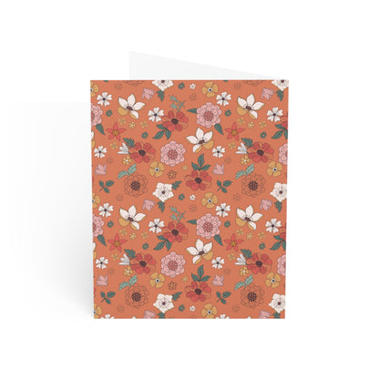 Floral Greeting Cards Set - 10pc