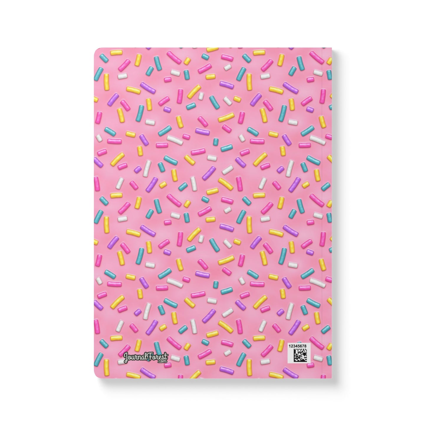 Pink Sprinkle Cake | Softcover Premium Journal Notebook