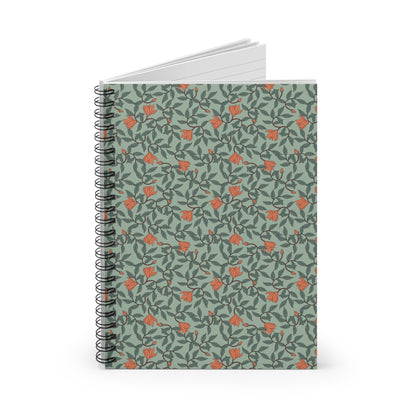 Boho Chic Golden Bloom | Spiral Bound Journal