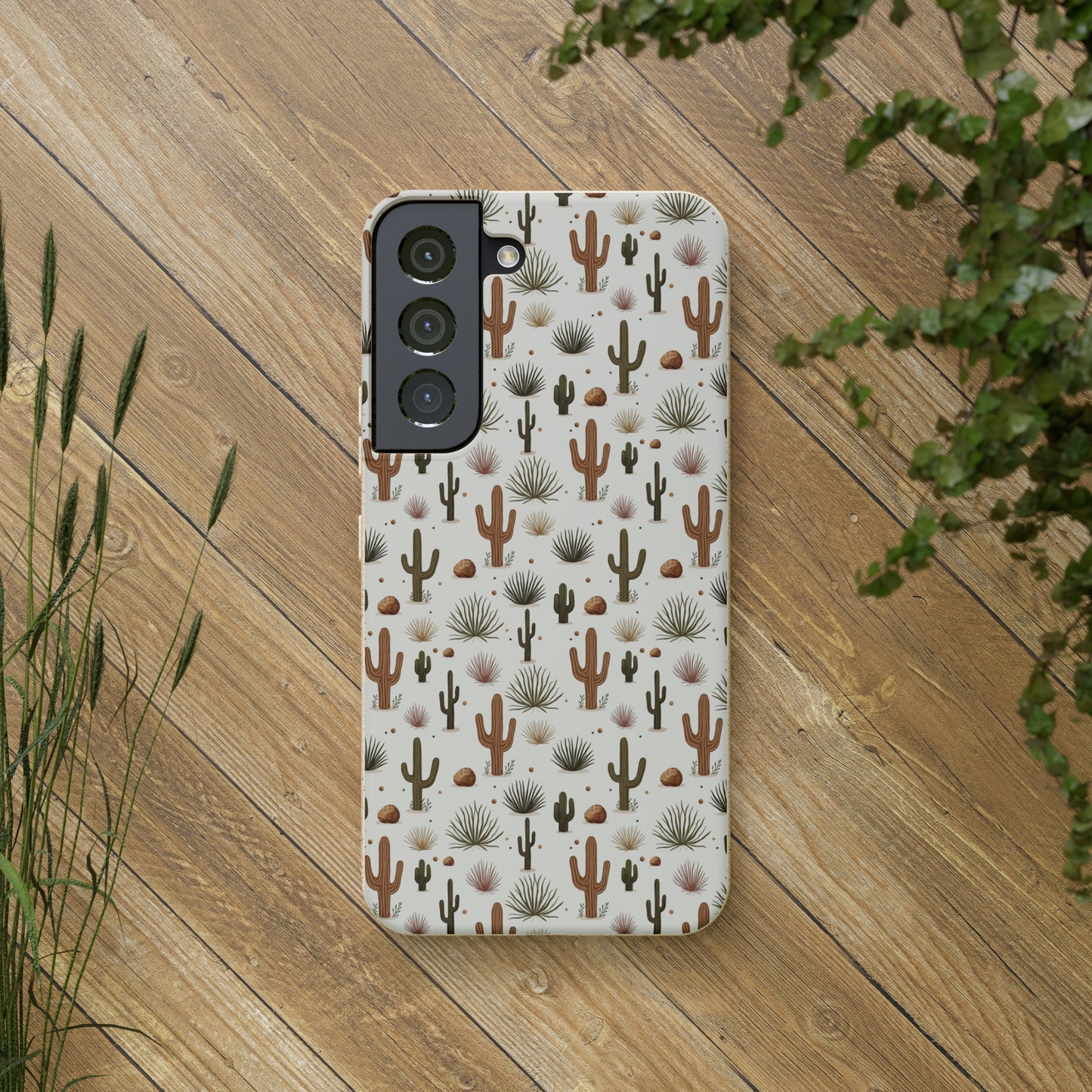 Desert Cactus Pattern | Premium | Biodegradable Cases