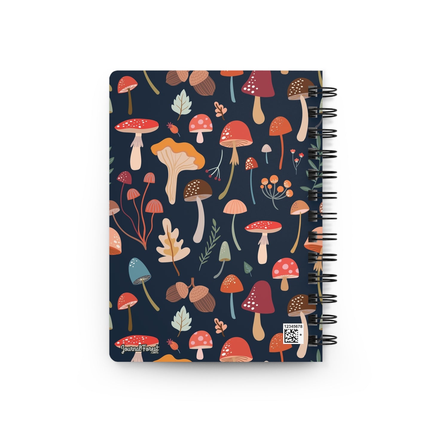 Forest Whimsy Mushroom Kingdom | Spiral Bound Journal | Made In The USA