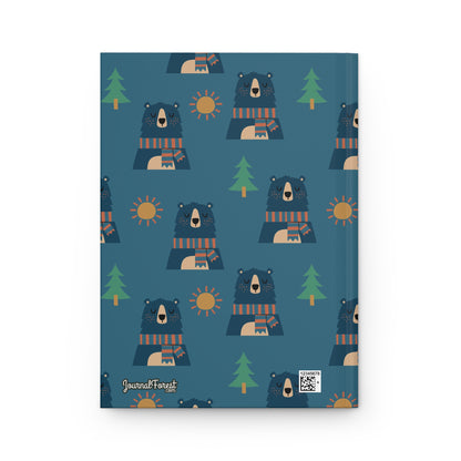 Tranquil Bear in the Woods   | Premium | Hardcover Journal Matte