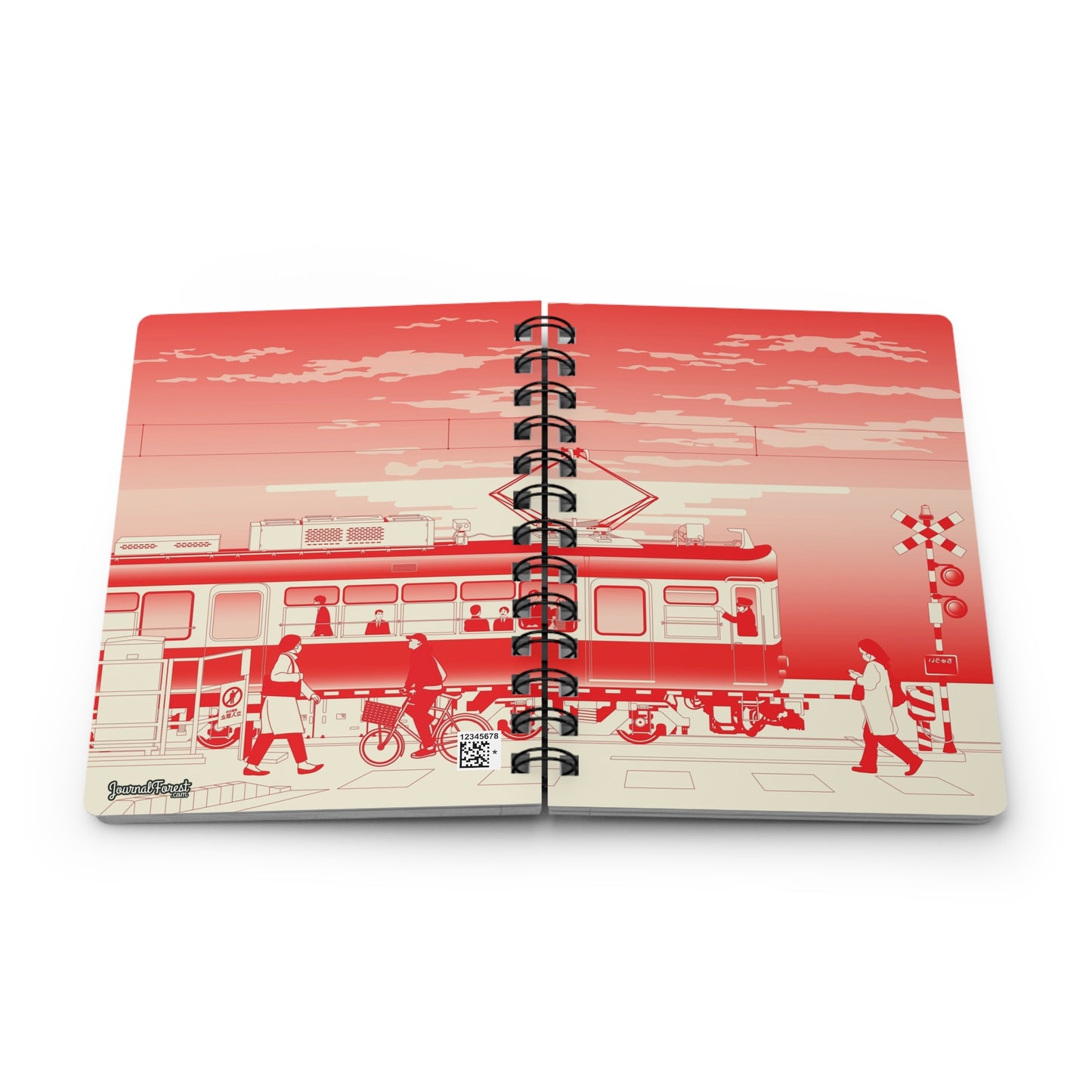 Retro Metro Dreams | Spiral Bound Journal | Made In The USA