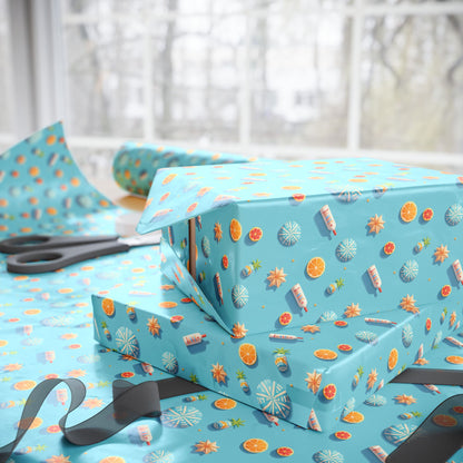 Vibrant Summer Party | Pattern | Premium | Wrapping Papers